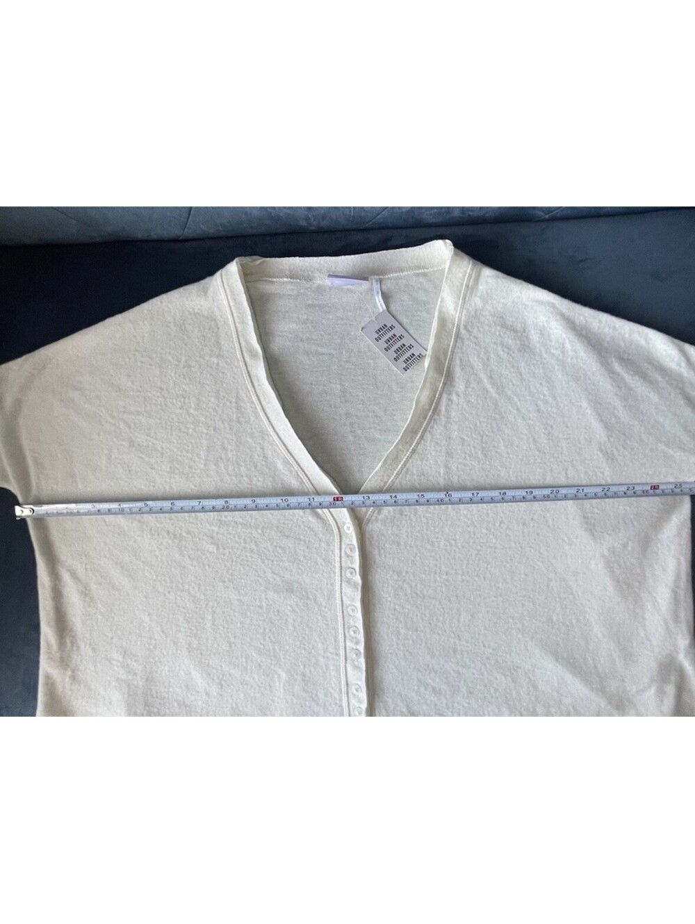 Urban Outfitters Out From Under Women XS Super Soft Ivory Sweater Button L/S NWT - Picture 12 of 15